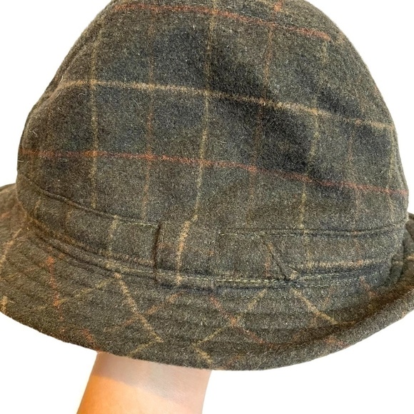 VINTAGE Wool Alpaca Plaid Hat 🤍 - Picture 4 of 11